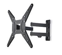 Soporte TV Pared 400x400 Fullmotion 2 Brazos 32´´ - 65´´(P) Negro