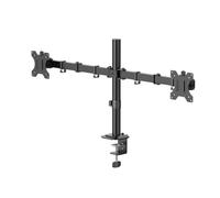 Hama 00220903 Soporte Monitor 2 Brazos Mesa 13 a 35" VESA 75x75 a 100x100 Max 12Kg