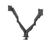 Hama 00220907 Soporte Monitor 2 Brazos Mesa 17 a 35" VESA 75x75 a 100x100 Máx 15Kg