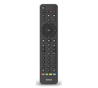 Hama Mando a distancia 00221053 Universal para TV 4 en 1 IR 43 botones Negro
