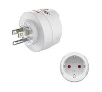 Hama 00223485 adaptador de enchufe eléctrico tipo b tipo c (euroconce