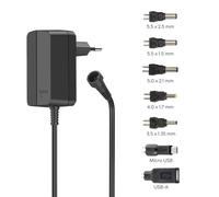 Hama 00223613 unidad de fuente de alimentación 12 W Negro