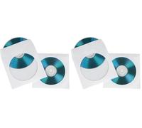 Hama 051173 - Funda para 1 CD, 50 Unidades, Color Blanco (Paquete de 2)