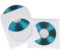 Hama cd paper sleeves, white, 100 pcs/pack 1 discos blanco