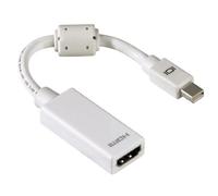 HAMA 053246, Adaptador para MAC cable Conexión Mini DisplayPort a HDMI 1.3., Macho a Hembra, Imagen Alta definición 1080p., Color Blanco, Tasa Transferencia 675 Gbps, Para Mac OS 9.x y superior