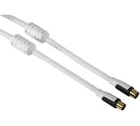Hama 1.5m, 2xcoax cable coaxial 1,5 m blanco