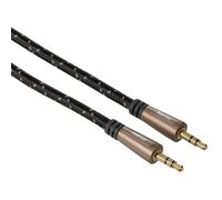 Hama 1,5m Cable Aux 3,5mm Cable Jack Contacto-Clavija Audio Móvil MP3 Tableta PC