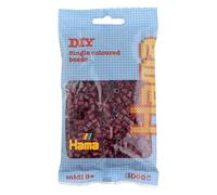 Hama- 10.207-30 Borgoña-1.000 Cuentas en una Bolsa, Color Granate, 1000 pcs (207-30)
