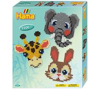 Hama 10.3241 Bead Animal Faces Set de Regalo, Mixto