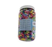 Hama 10.8541 1,400 Maxi Beads in Tub Pastel Mix Maxi Mixed (Importación USA)
