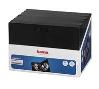 Hama 11495 - Pack de 30 Cajas para CD/DVD, Negro
