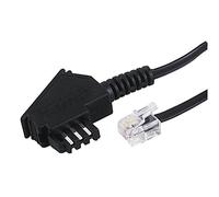 Hama 15M Cable De Teléfono TAE Enchufe TAE-F A RJ11 Enchufe Modular 6P4C Western