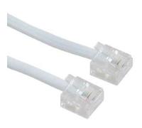 Hama 15m Isdn Cable de Conexión Blanco Ee.uu. 8P4C Enchufe Modular Corto 15m