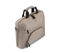 Hama Maletín para portátil hasta 16,2" ligero, asas, bolsillos exteriores, reciclado Beige
