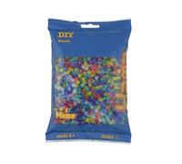 Hama 201-54 - Paquete de 3000 cuentas de colores transparentes , color/modelo surtido