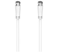 Hama 205065 Cable Sat 1x Conector F - 1x Conector F 5 M Blanco