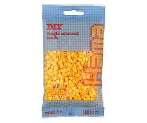 Hama 207-03 Yellow Midi Beads 3000 pcs (3x1000pcs)