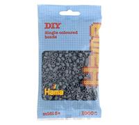 Hama 207-71 Abalorios, Gris oscuro, 1000 piezas