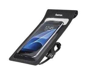 Hama 210573 Slim - Funda de sujeción para bicicleta (teléfono móvil): ancho universal (máx.): 80 mm