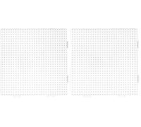 Hama 324 - Tablero Cuadrado Midi conectable, 15x15 cm, Color Blanco (Paquete de 2)