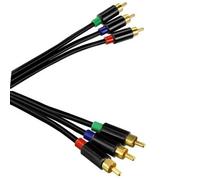 Hama 3M Cable De Componentes YUV RGB HDTV Para LCD Plasma LED Proyector HD TV