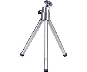 Hama 4009 - Trípode portátil Ajustable, Plata
