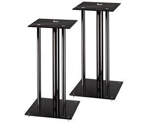 Hama 49813 - Pack de soportes para altavoces, negro