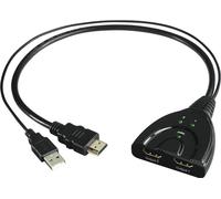 Hama 4K HDMI Splitter Distribuidor 2x 1 a 2 UHD Monitor Adaptador 00121776