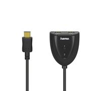 Hama 4K HDMI Switch Conmutador 2 a 1 Puerto UHD Distribuidor TV Hub 00205161
