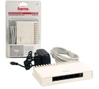 Hama 5-Port Interruptor de Red Lan Distribuidor Hub Rápido Ethernet 10/100 RJ45