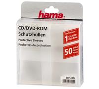 Hama 50x Pp Plástico Schutz-Hüllen Fundas De CD Sleeves CD DVD Blu Ray Funda