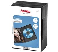 Hama 51297 - Estuche para DVD (5 Unidades), Color Negro