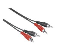 Hama 5M Cable Cinch De Audio Conexión 2X RCA Estéreo RCA HiFi Chinch