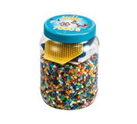 Hama Cuentas y placas 10.2021 - 7000 cuentas multicolor - Bote azul