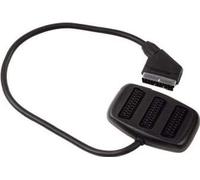 HAMA - 7123365 Regleta Scart M/3 Scart F Cable Negro