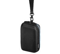 Hama 80M - Funda rígida con Cremallera para cámara (80 m), Color Negro y Azul