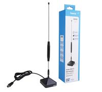 Hama DVB-T2 Stab-Antenne Activo 4K Full HD TV Zimmer-Antenne para Receptor Radio