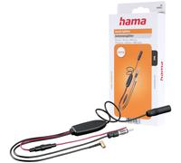 Hama Adaptador Antena AM/FM + DAB/DAB+ SMB DIN, Amplificador Splitter