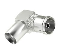 Hama Adaptador coaxial Jack (Clavija coaxial, acoplador coaxial)