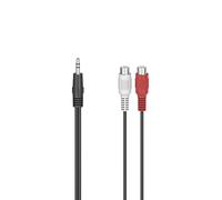 Hama | Adaptador de Audio 2 RCA a Jack 3,5 mm