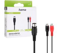 Hama Adaptador De Audio Con Conector DIN De 5 Pines A 2x Conector RCA Estéreo