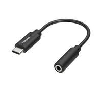 Hama Adaptador de audio, conector USB-C - toma de 3,5 mm, estÃ©reo