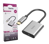 Hama Adaptador De Audio USB-C A 3,5Mm Jack AUX Para Auriculares Cargador