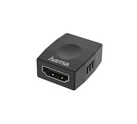 Hama Adaptador HDMI Compacto, Conector HDMI (Ultra HD, 4K, transmisión), Negro