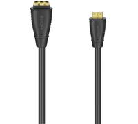 HAMA Adaptador Mini HDMI-C a HDMI-A Chapado en Oro FullHD 10cm