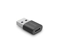 Hama | Adaptador USB (Conector USB-A a USB-C, USB 3.2 Gen 2, 10 Gbits) Color Negro