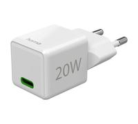 Hama Adaptador USB Mini (Plástico, Blanco, 20 W)