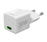 Hama Adaptador USB Súper Mini (Plástico, Blanco, 30 W)