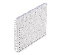 Hama Álbum de espiral, 50 páginas blancas 28 x 24 cm Confeti