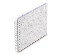 Hama - Álbum de espiral Confetti, 28 x 24 cm, 50 páginas blancas